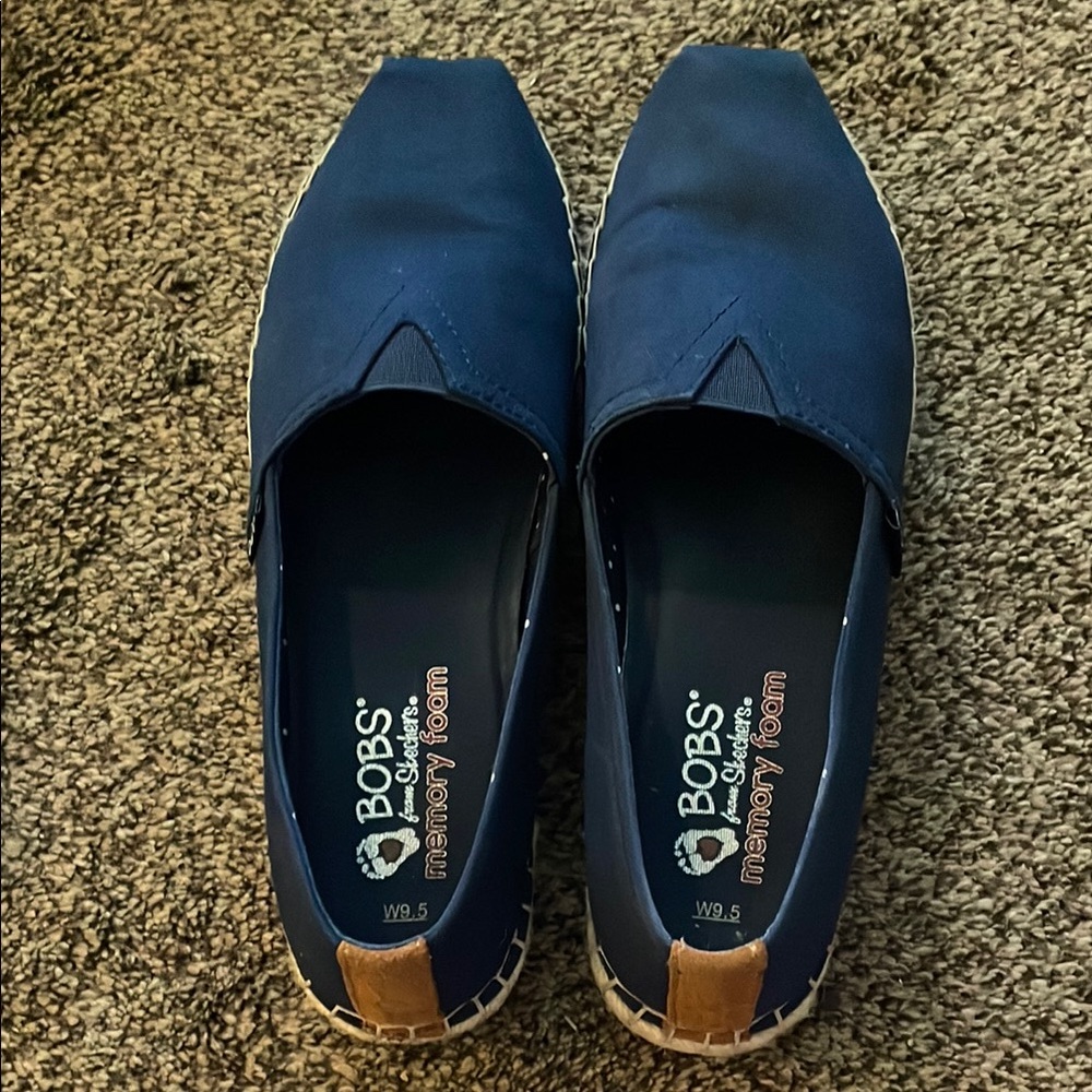 Skechers Blue Loafers Slip-Ons Casual Comfort